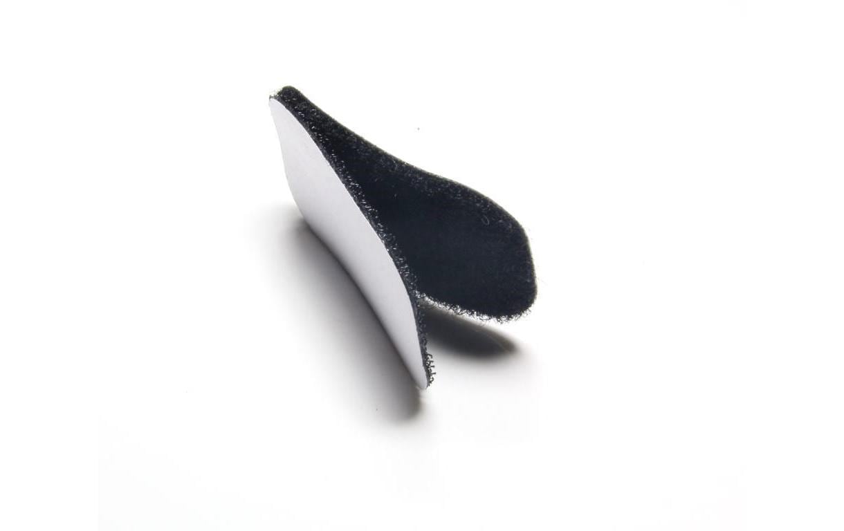 EP Product Klettband – 30 mm × 0,05 m, Schwarz, Nylon, Selbstklebend, 10 Stück