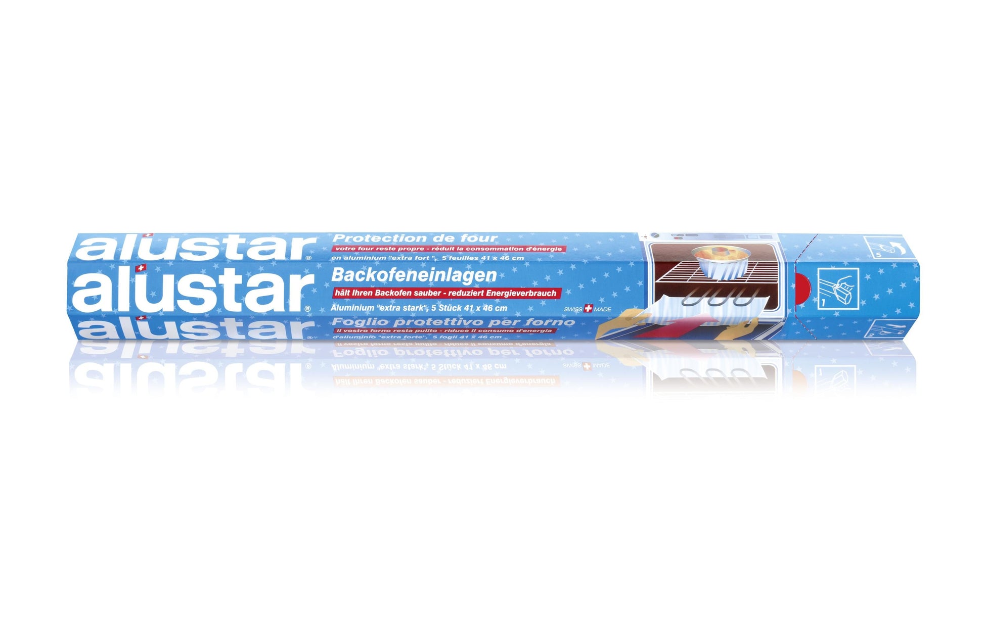 Alustar Backpapier 41 × 46 cm, 5 Stk., Aluminium