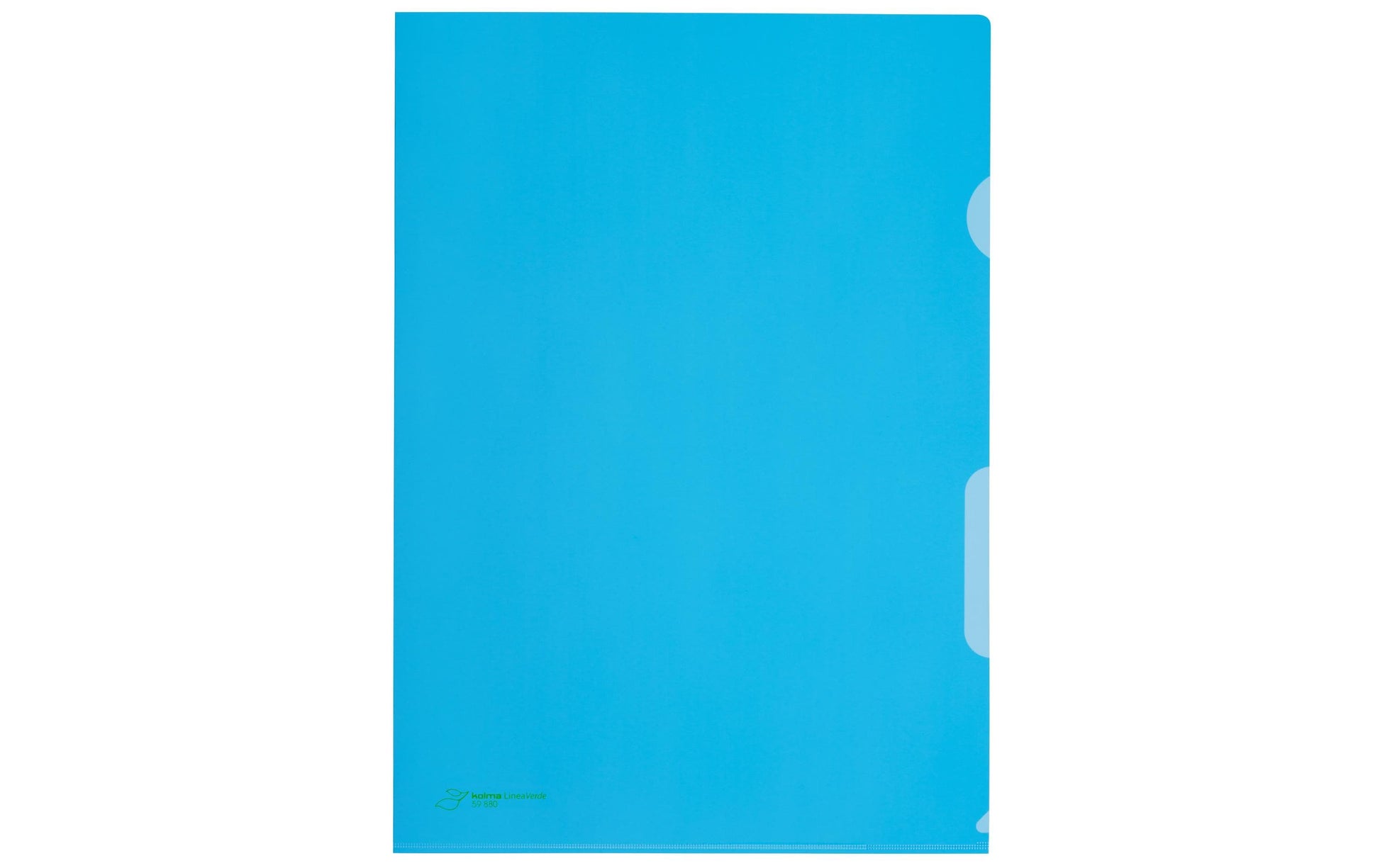 Kolma Sichtmappe A4 – Blau, Kunststoff, Matt, 110 µm, 10er-Pack