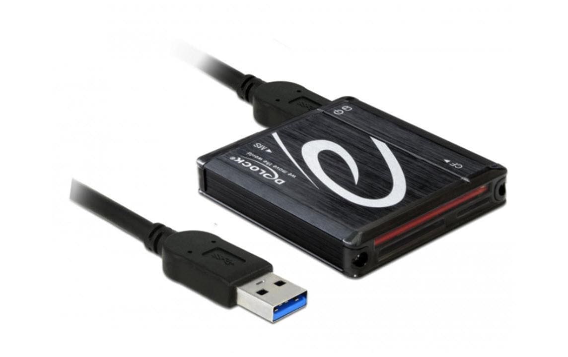 DeLOCK 91704 – Smartcard-Leser – USB 3.2 Gen 1 (3.1 Gen 1), Schwarz
