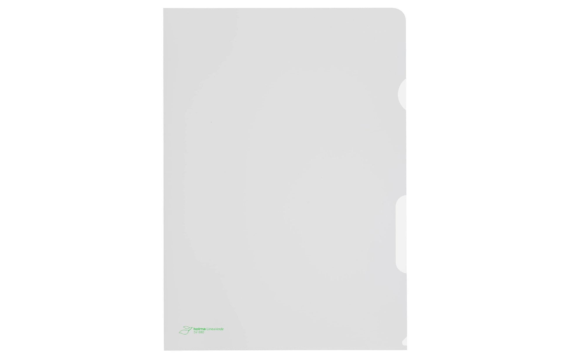 Kolma LineaVerde A4 Sichtmappe – transparent, Kunststoff, matt, 90 µm, 100er-Pack, 100% rezyklierbar