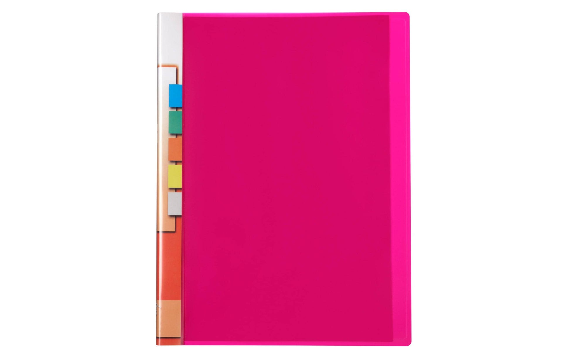 Kolma Sichtbuch – 20 Sichttaschen, A4, glatt, glänzend, Berry, Kunststoff
