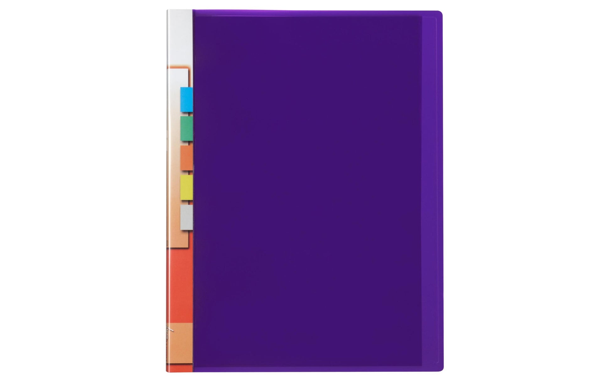 Kolma Sichtbuch – 20 Sichttaschen, A4, glatt, glänzend, violett, Kunststoff