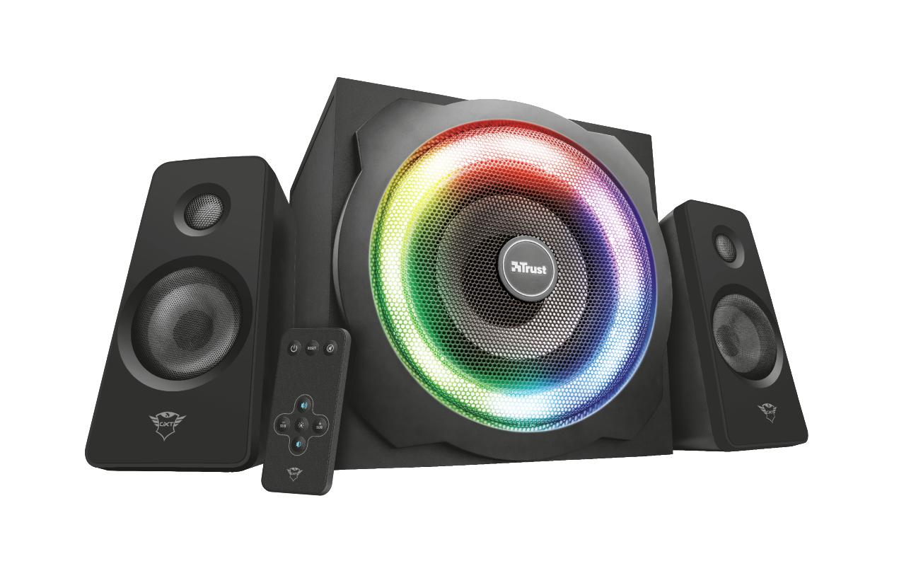 Trust GXT 629 Tytan – PC-Lautsprecher-Set 2.1 – 60 W, mit 30 W Subwoofer, Schwarz