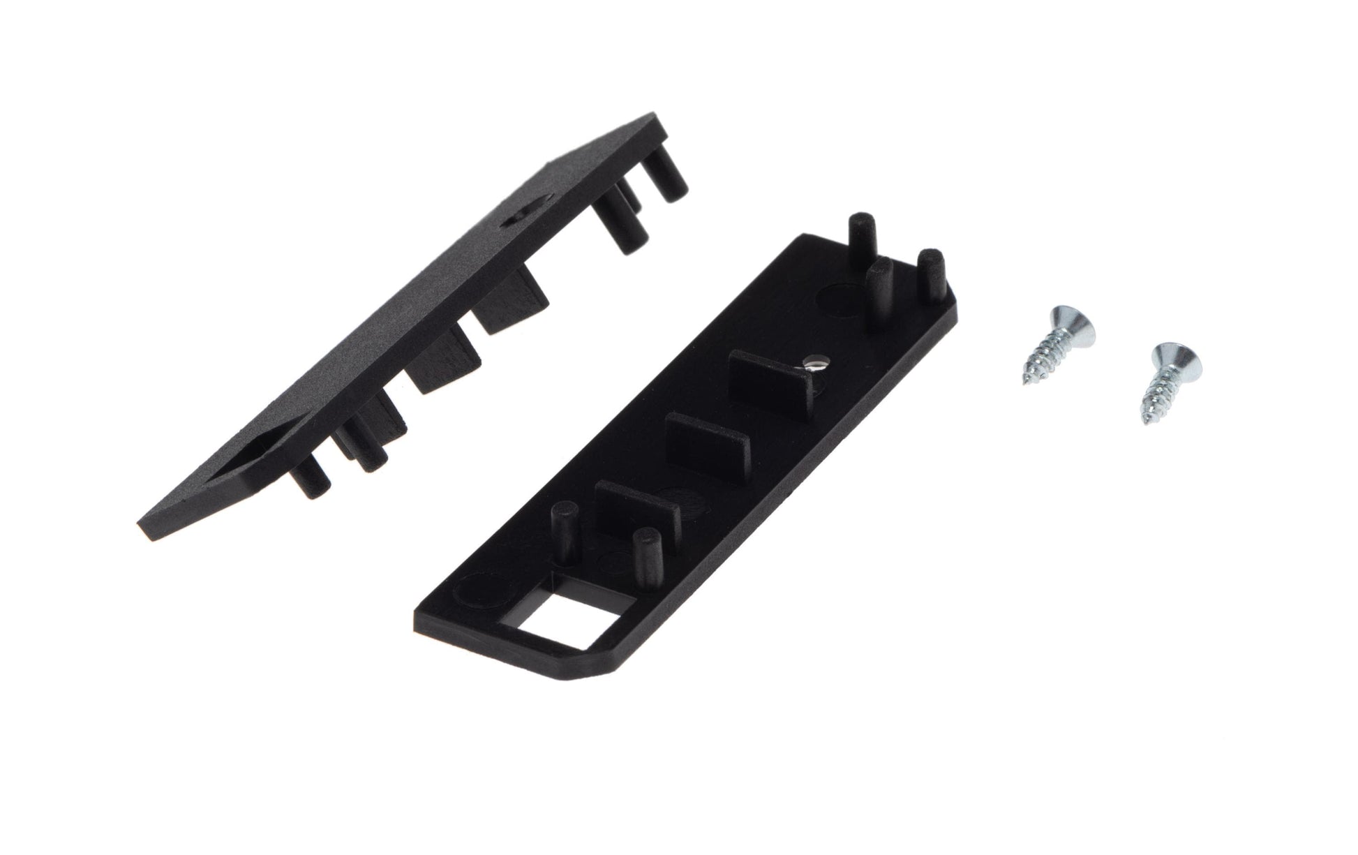 Bachmann 930.182 – Klebsokel, schwarz, 2 Stück, für DESK 1