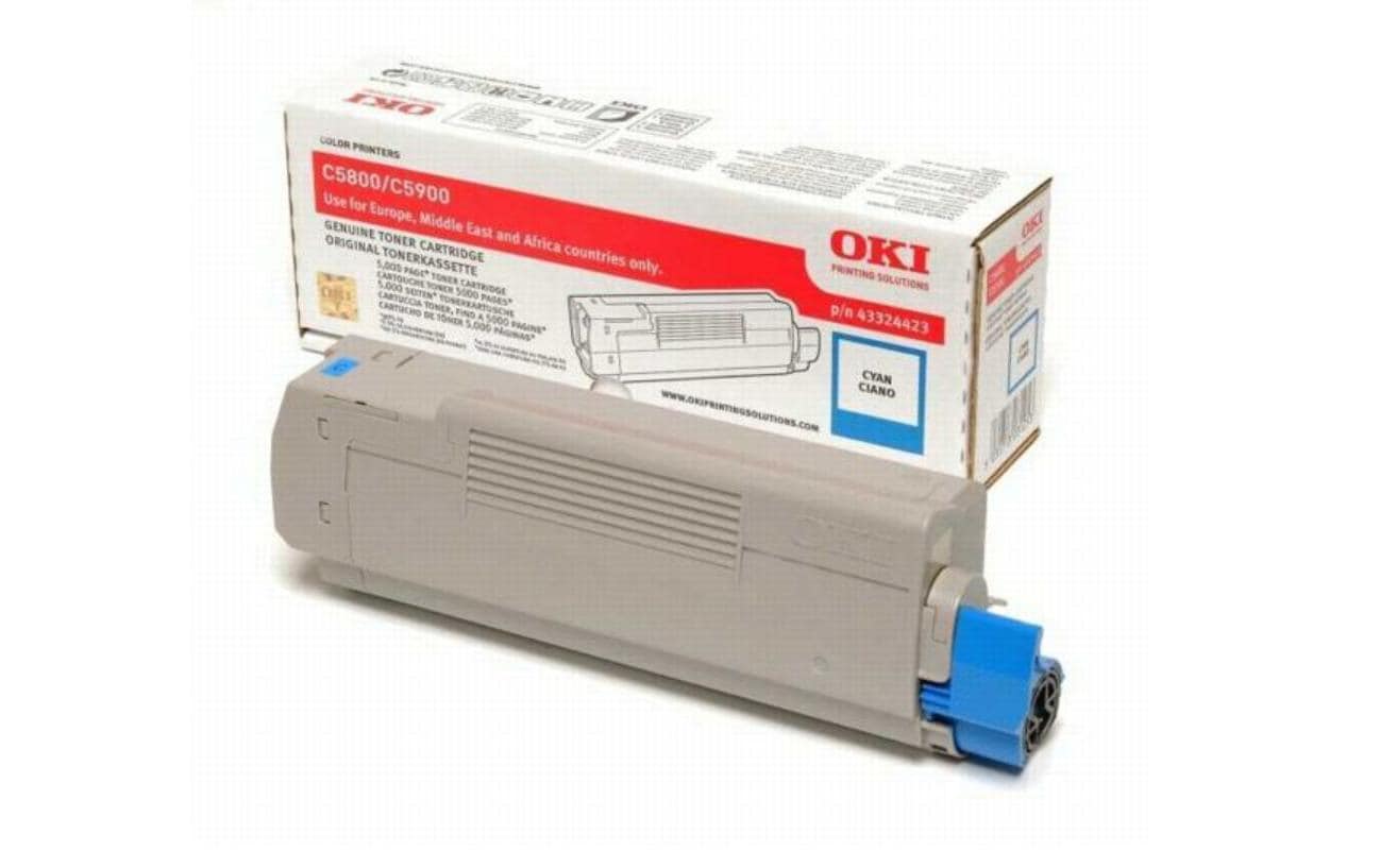 OKI Toner – cyan, 5000 Seiten