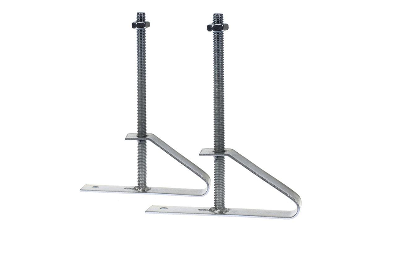 HP Autozubehör Wandhalterung Höchstgewicht 20 kg – Set, Silber, Stahl