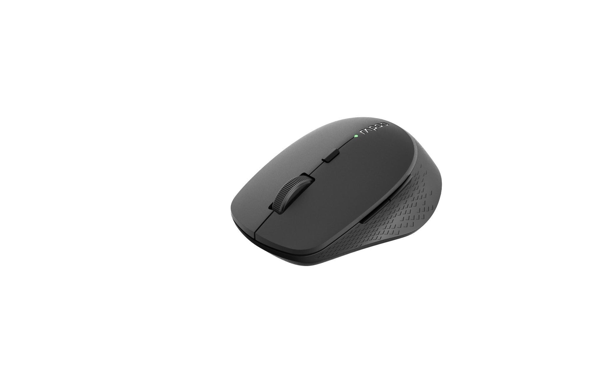 Rapoo M300 Silent – Maus – Kabellos (Bluetooth/2,4 GHz), 1600 DPI, Rechts, Grün, Dunkelgrau