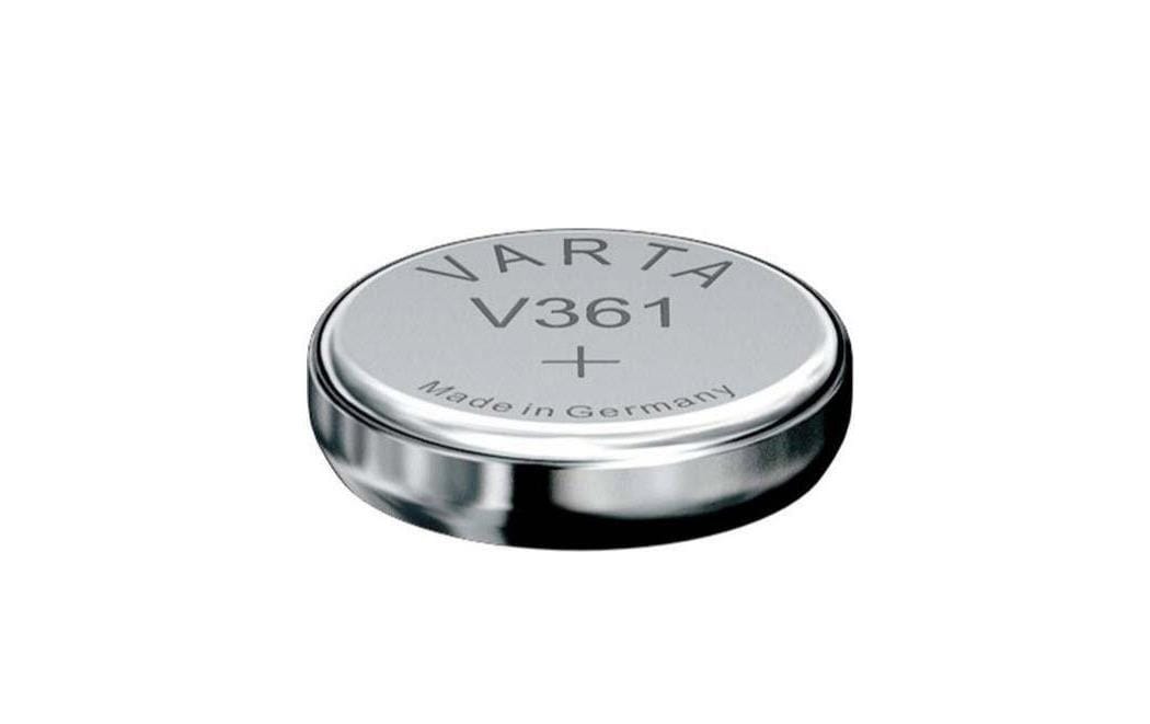 Varta V361 Akku 1,55 V 20 mAh 0,03 Wh Silberoxid – für SR68, V373, 539 Uhren