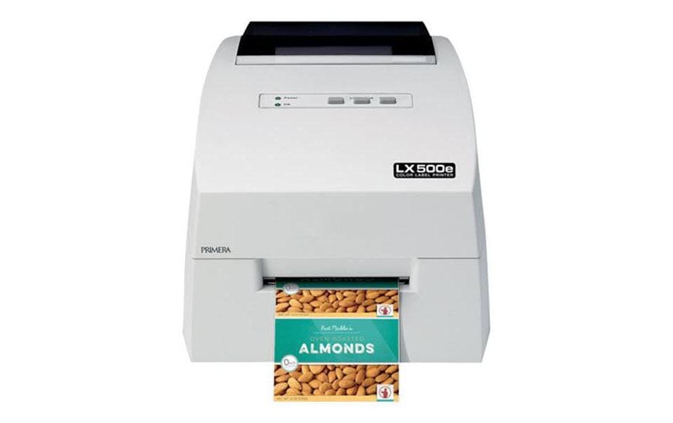 PRIMERA LX500ec – Farb-Etikettendrucker (Tintenstrahl), 108 mm, 4'800×1200 dpi, 50,8 mm/s, USB