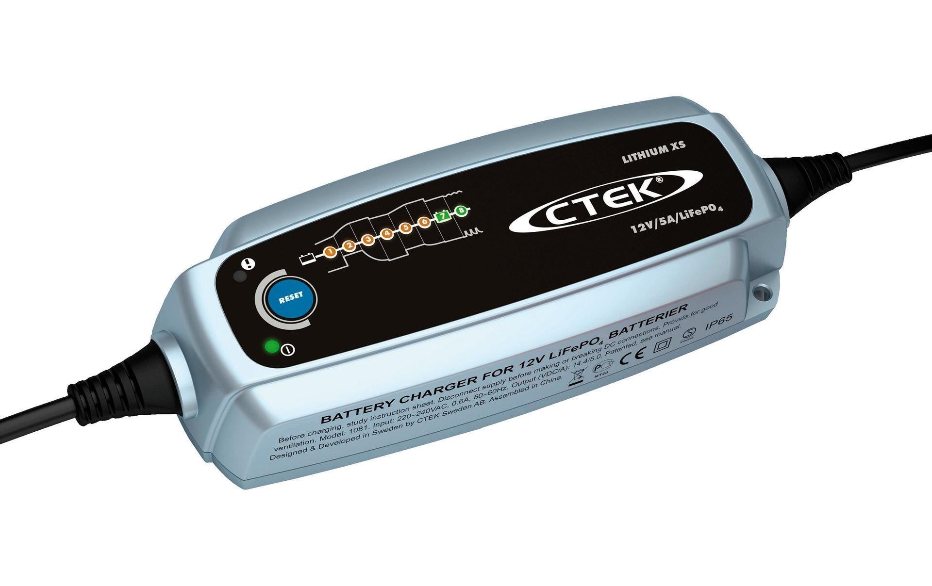CTEK Lithium XS Ladegerät – 60 W, IP65 – für LiFePo4 Batterien