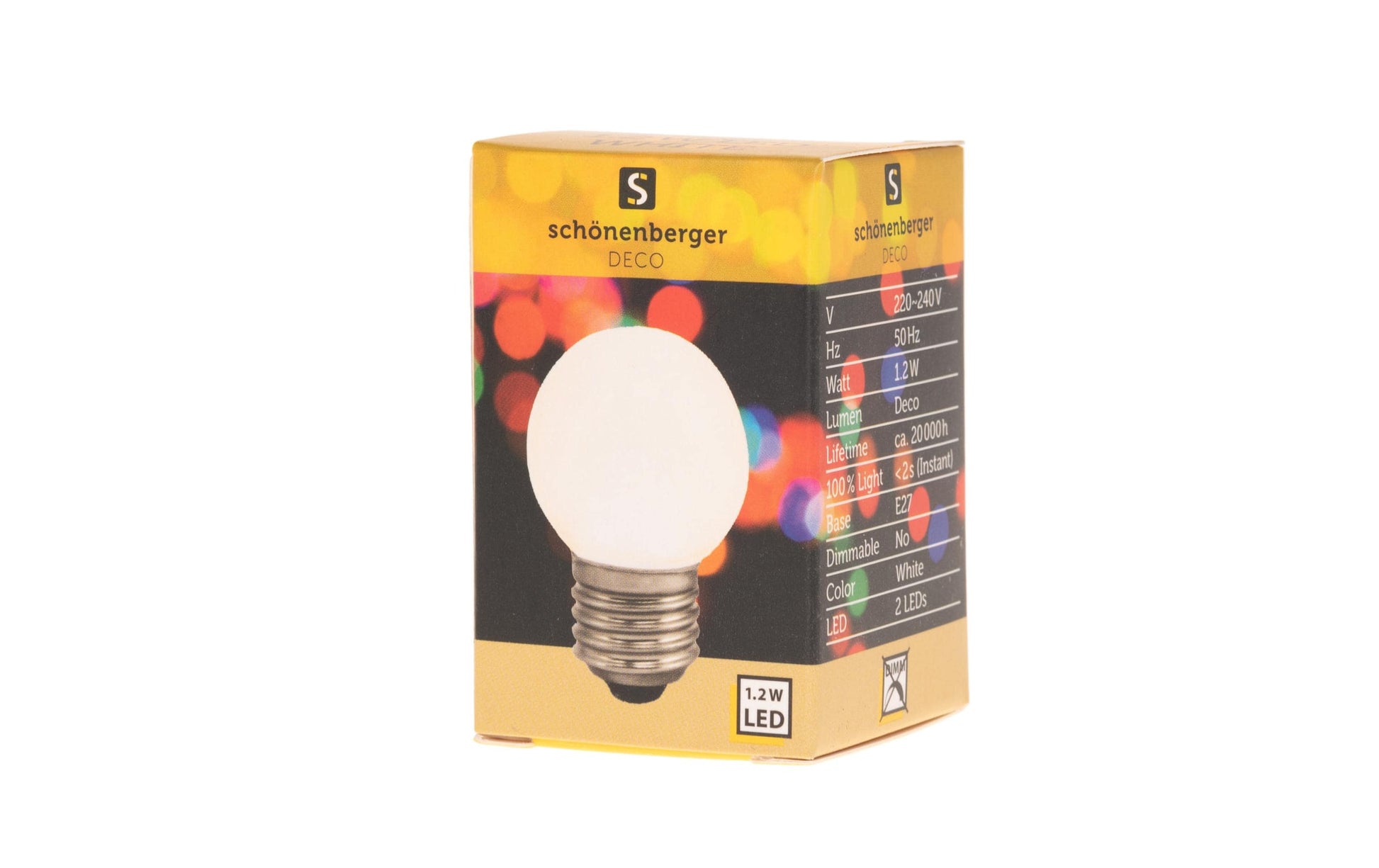 Star Trading Leuchtmittel E27 – Tageslicht 6500 K, 15 lm, 1 W – Weiss