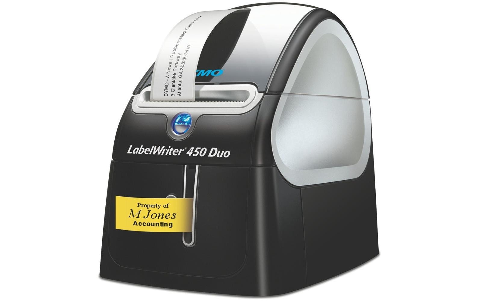 DYMO LabelWriter 450 Duo – Etikettendrucker, Thermodirekt, bis 60 mm, für D1-Bänder 6–24 mm