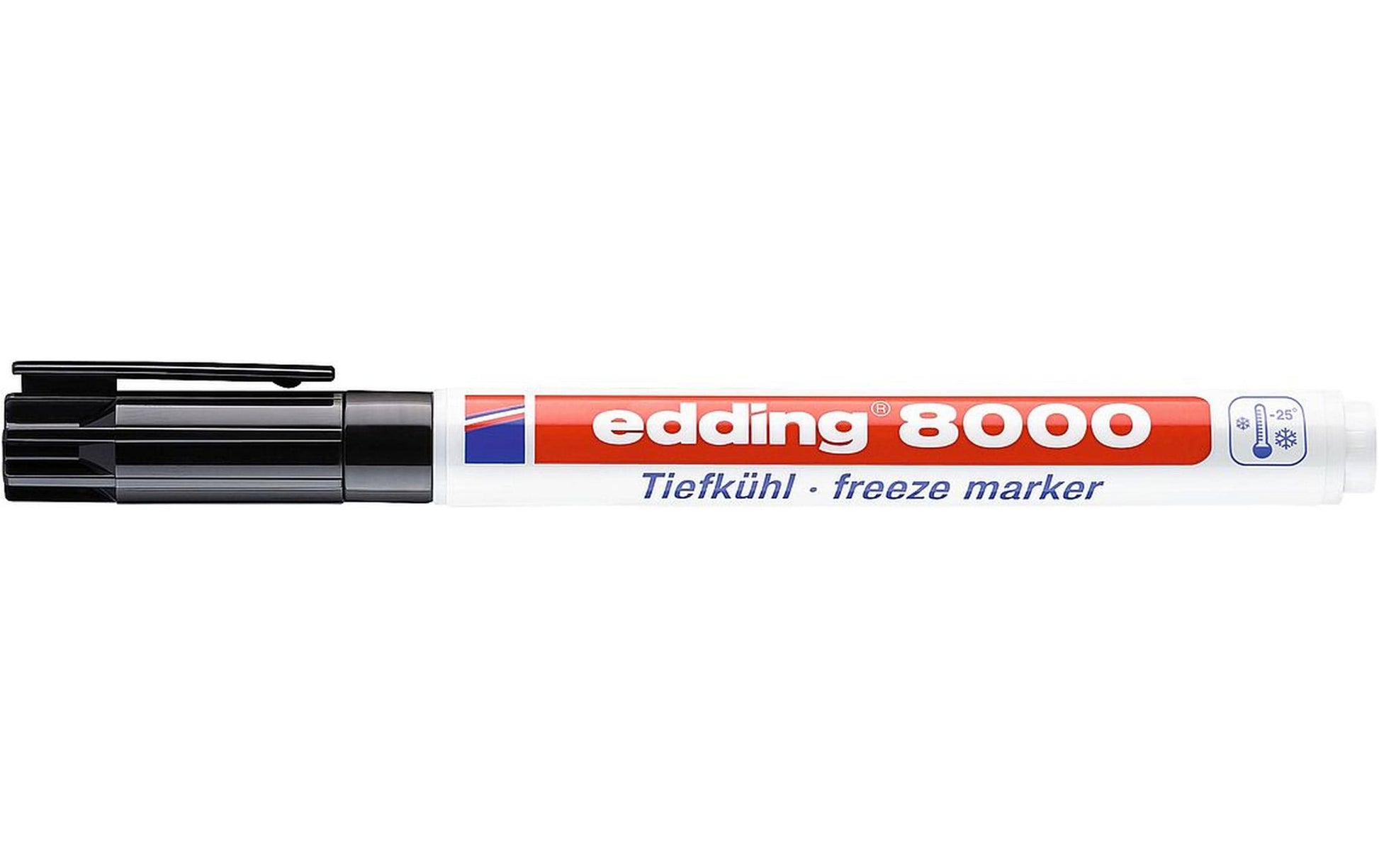 Edding Tiefkühlmarker für Gefrierbeutel und Gefrierdosen – schwarz
