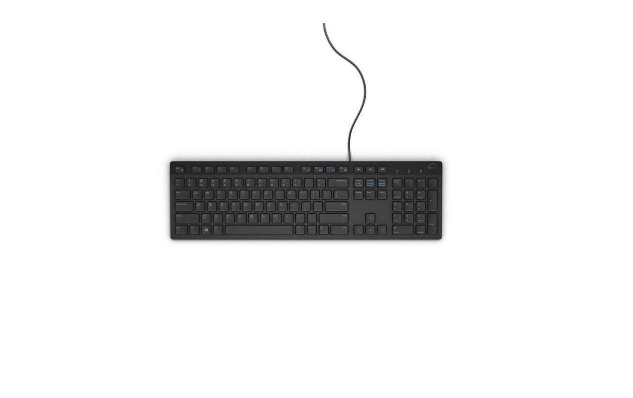 Dell KB216 – Tastatur – Schere – kabelgebunden – USB-A – QWERTZ (CH) – Schwarz