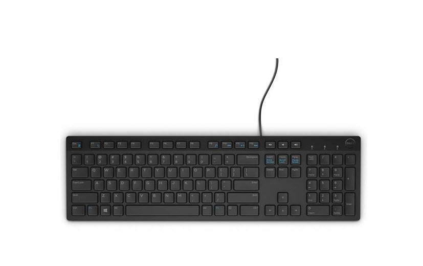 Dell KB216 – Tastatur – kabelgebunden, USB-A – QWERTZ (DE) – schwarz