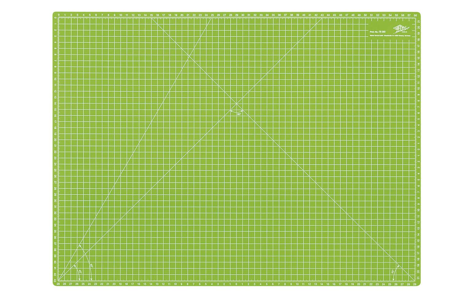 Wedo Schneidematte – 45 × 60 cm – Grün – 3 mm