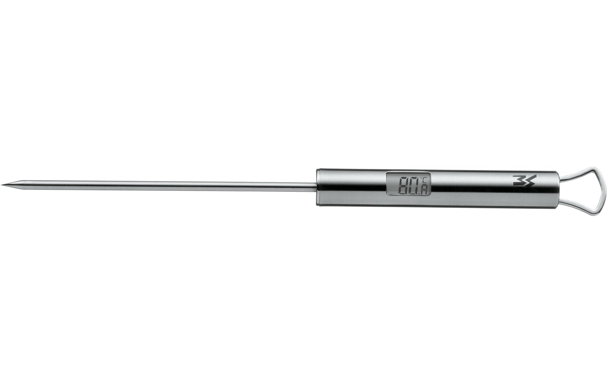 WMF PROFI PLUS – Digitaler Kerntemperaturmesser, 23 cm, Edelstahl (Cromargan), Silber