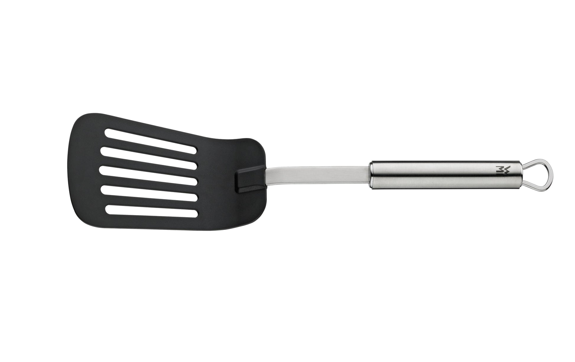 WMF Kochspatel 32,2 cm, Cromargan/Kunststoffgriff, schwarz/silber