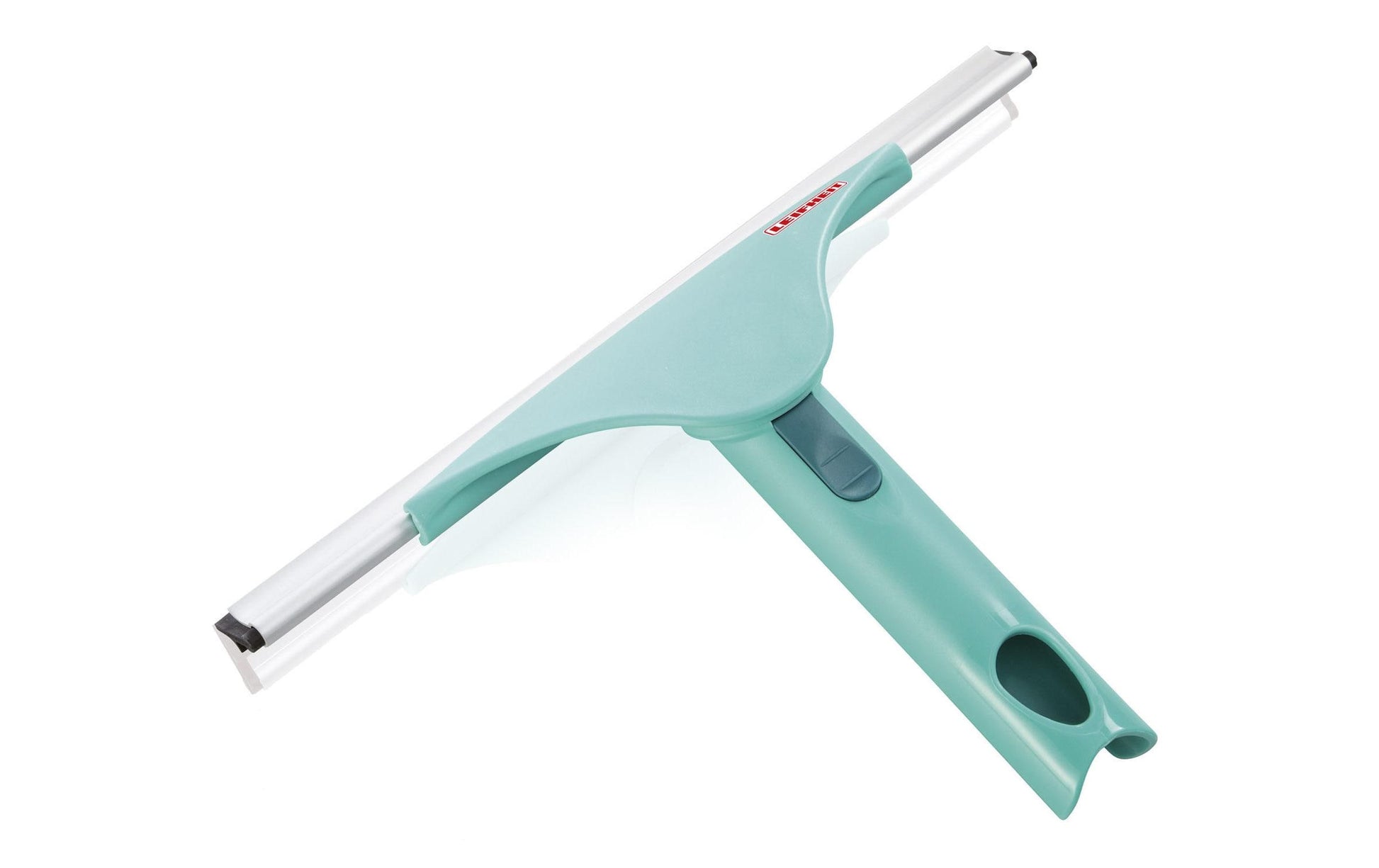 Leifheit Fensterabzieher Powerslide – 28 cm, Edelstahl, Kunststoff, Grün, 1 Stk.