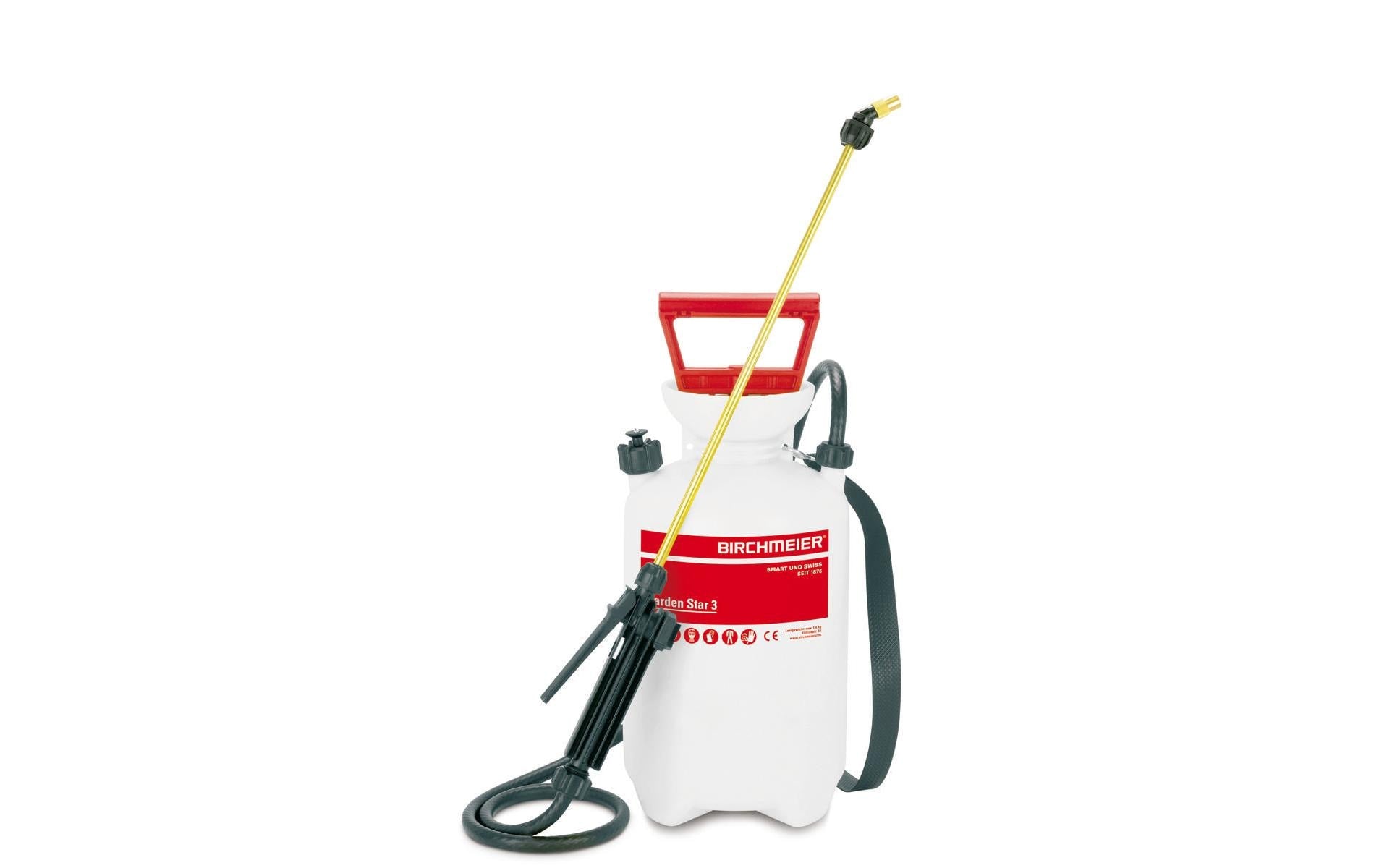 Birchmeier Drucksprühgerät Garden Star 3 – 3 l – 17,7 × 41,5 cm – weiss