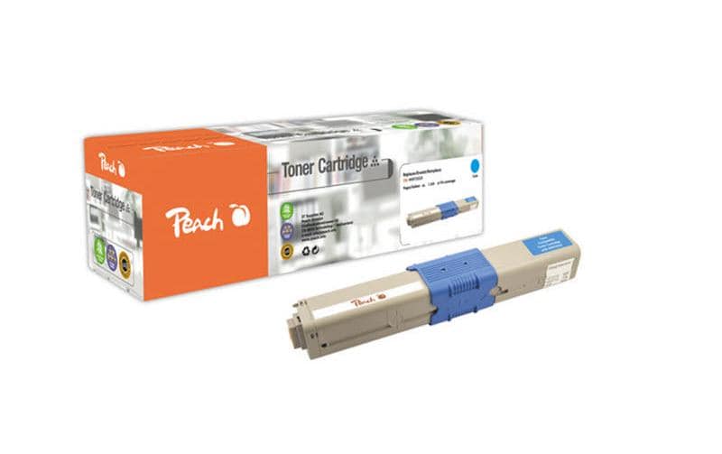 Peach 44973535 Cyan Toner – kompatibel – 1'500 Seiten – für OKI C 301 DN/C 321 DN/MC 332 DN und andere