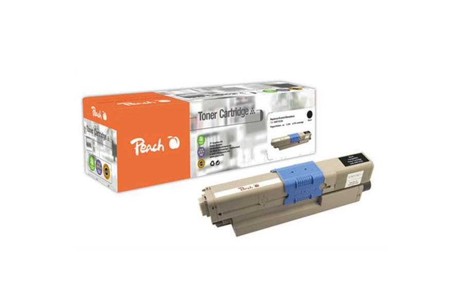 Peach 44973536 Schwarz Toner – Kompatibel – 2'200 Seiten – für OKI C 301 DN/C 321 DN/MC 332 DN und andere