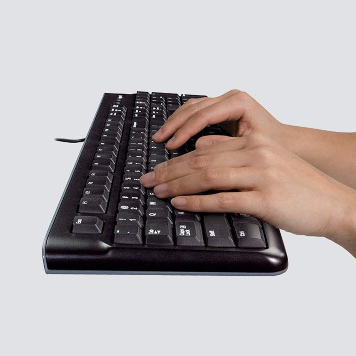Logitech K120 – Tastatur – kabelgebunden, USB – AZERTY (BE) – Schwarz