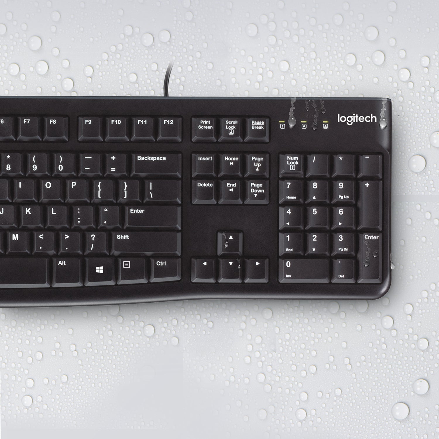 Logitech K120 – Tastatur – kabelgebunden, USB – AZERTY (BE) – Schwarz