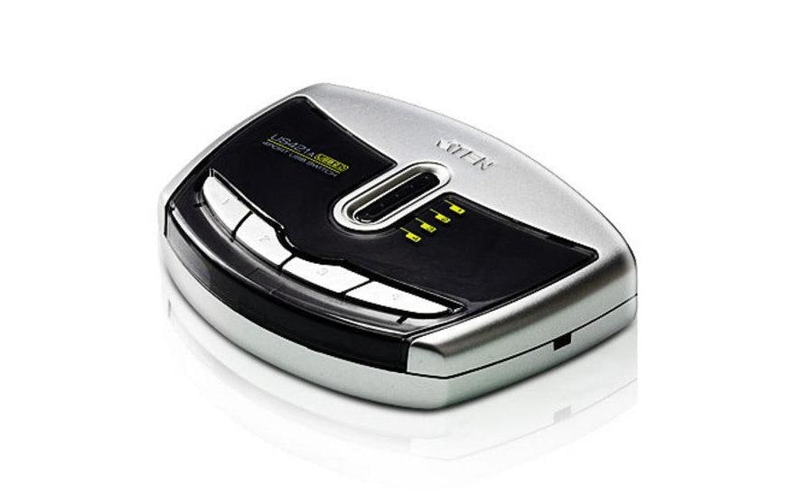 ATEN US421A USB-Hub – USB 2.0, 4× USB-A, 1× USB-B (Konsole)