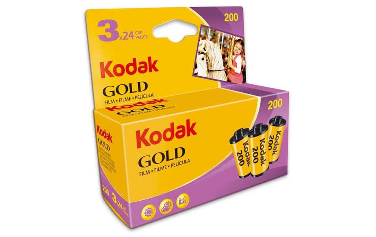 Kodak Gold 200 135 Farbnegativfilm – 24 Aufnahmen – 3er-Pack