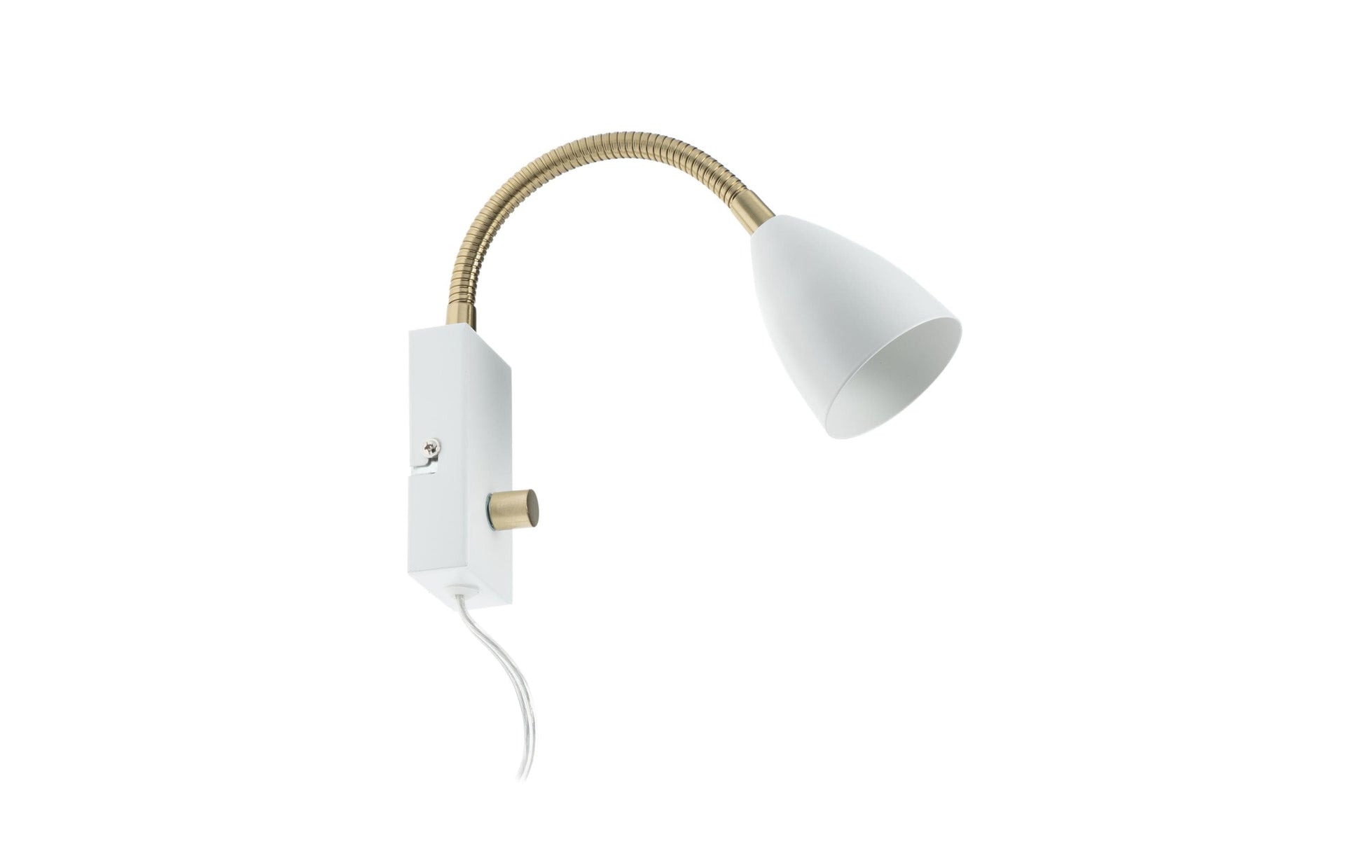 Markslöjd Wandleuchte – 6,5 × 20 × 18 cm, 35 W, dimmbar, weiss, exkl. GU10