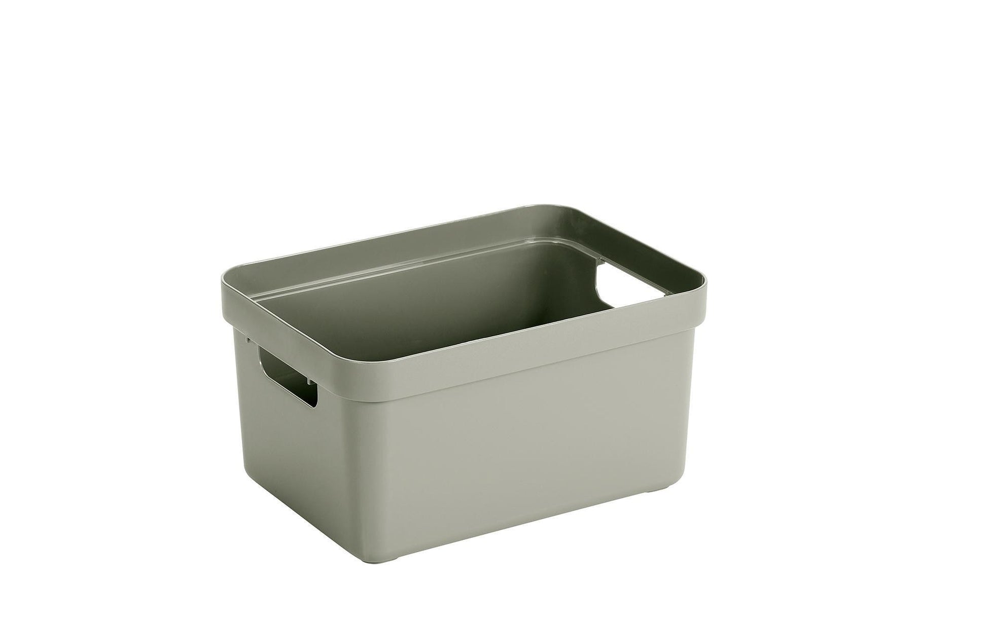 Sunware Aufbewahrungsbox 5 L (mit Deckel) – Kunststoff – Hellgrün – mit Griff – 175 × 122 × 252 mm