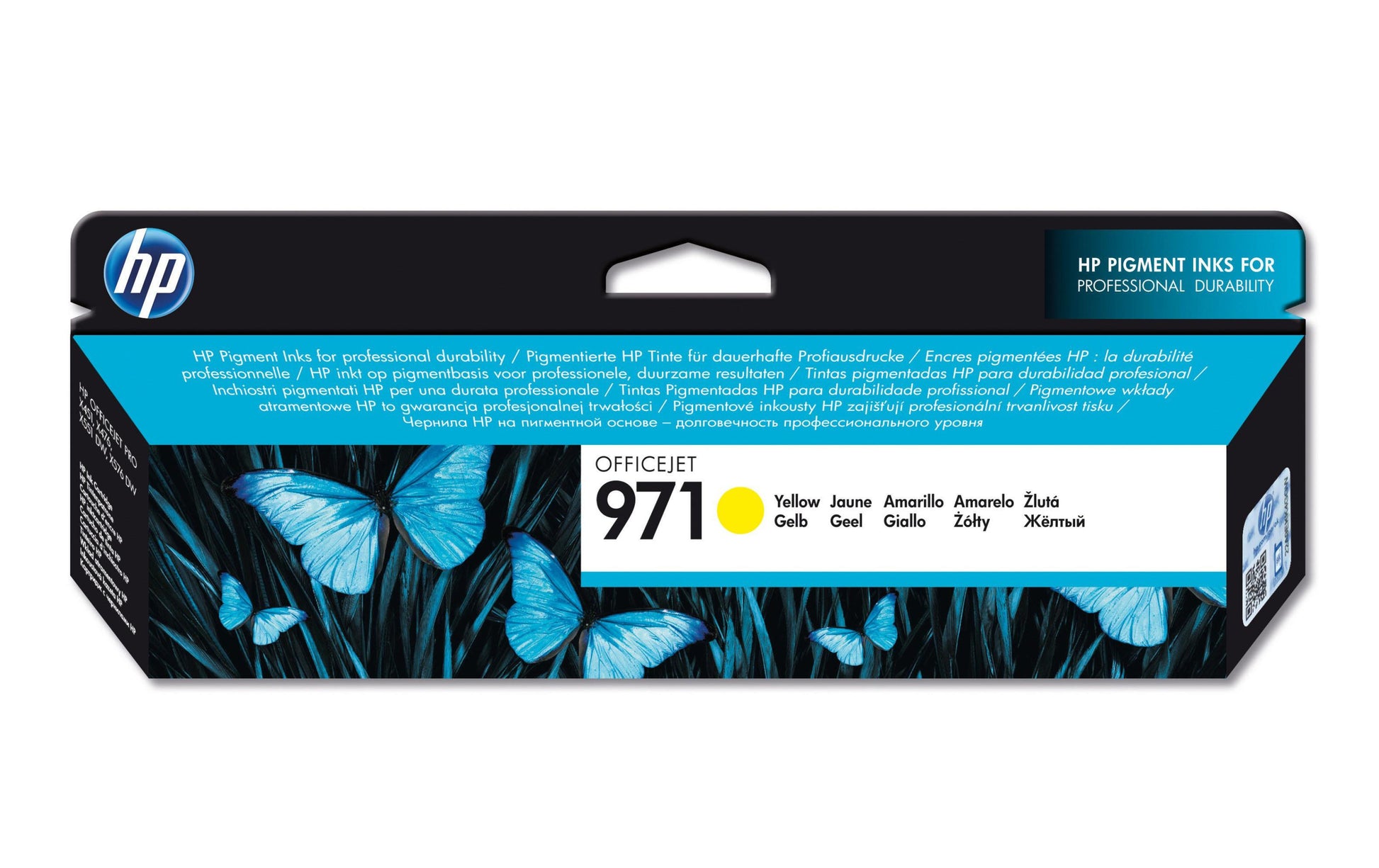HP Tintenpatrone 971, Gelb – für Inkjetdrucker/Multifunktionsgeräte
