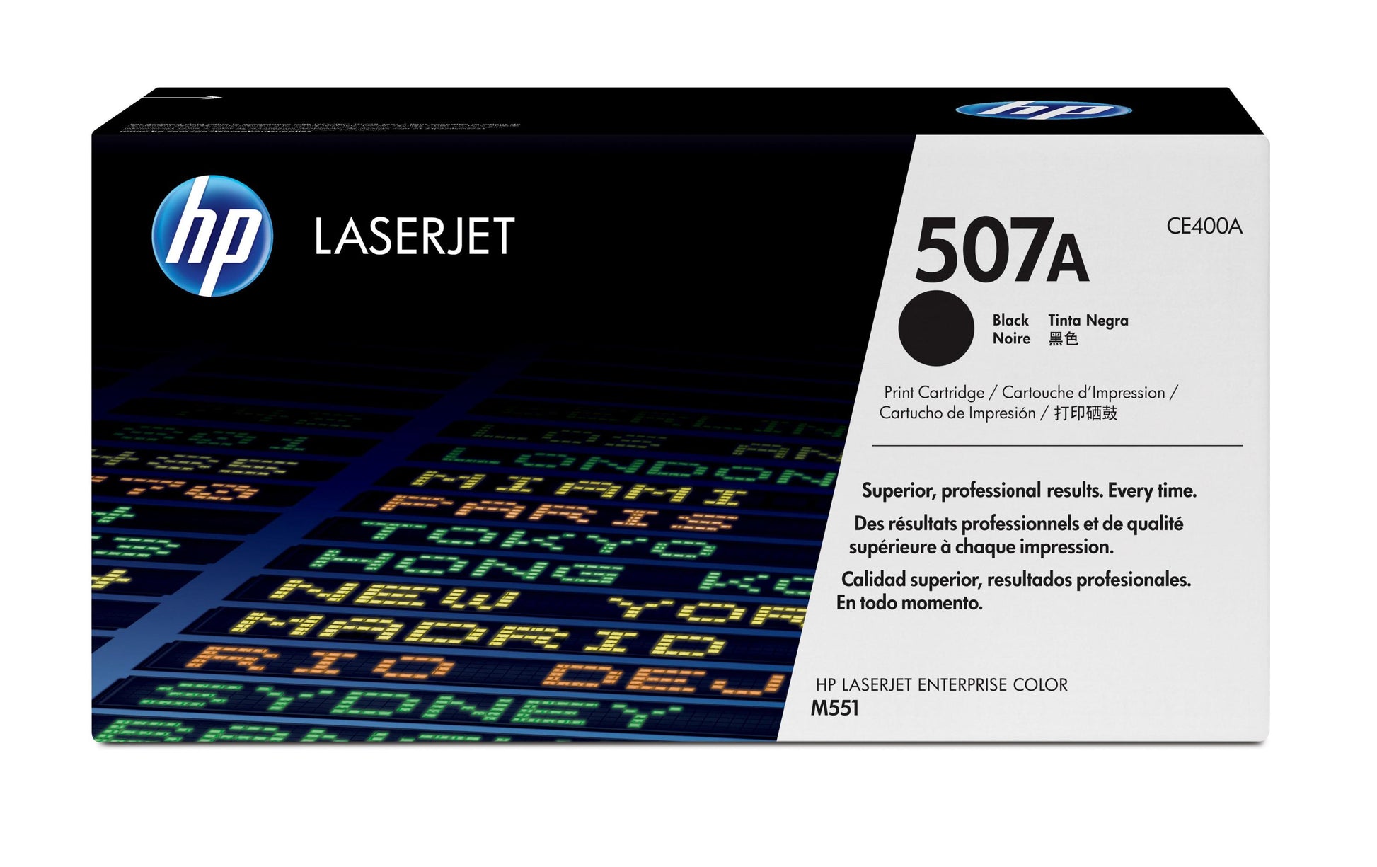 HP Toner CE400A – Schwarz, 5500 Seiten – für HP LaserJet Pro M570, Enterprise 500 MFP M575