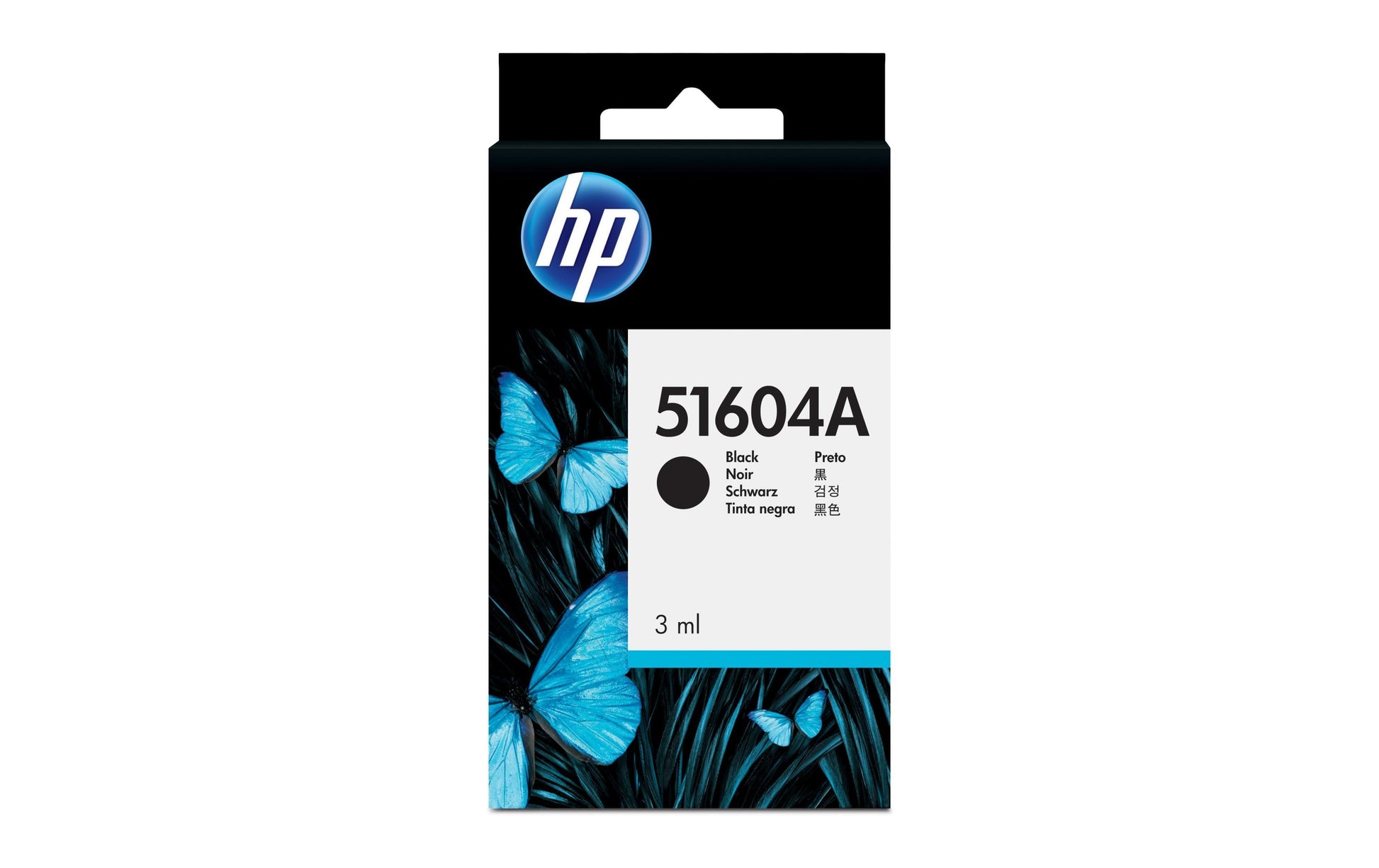 HP Tintenpatrone 51604A, Schwarz – für Tintenstrahldrucker, Multifunktionsgeräte