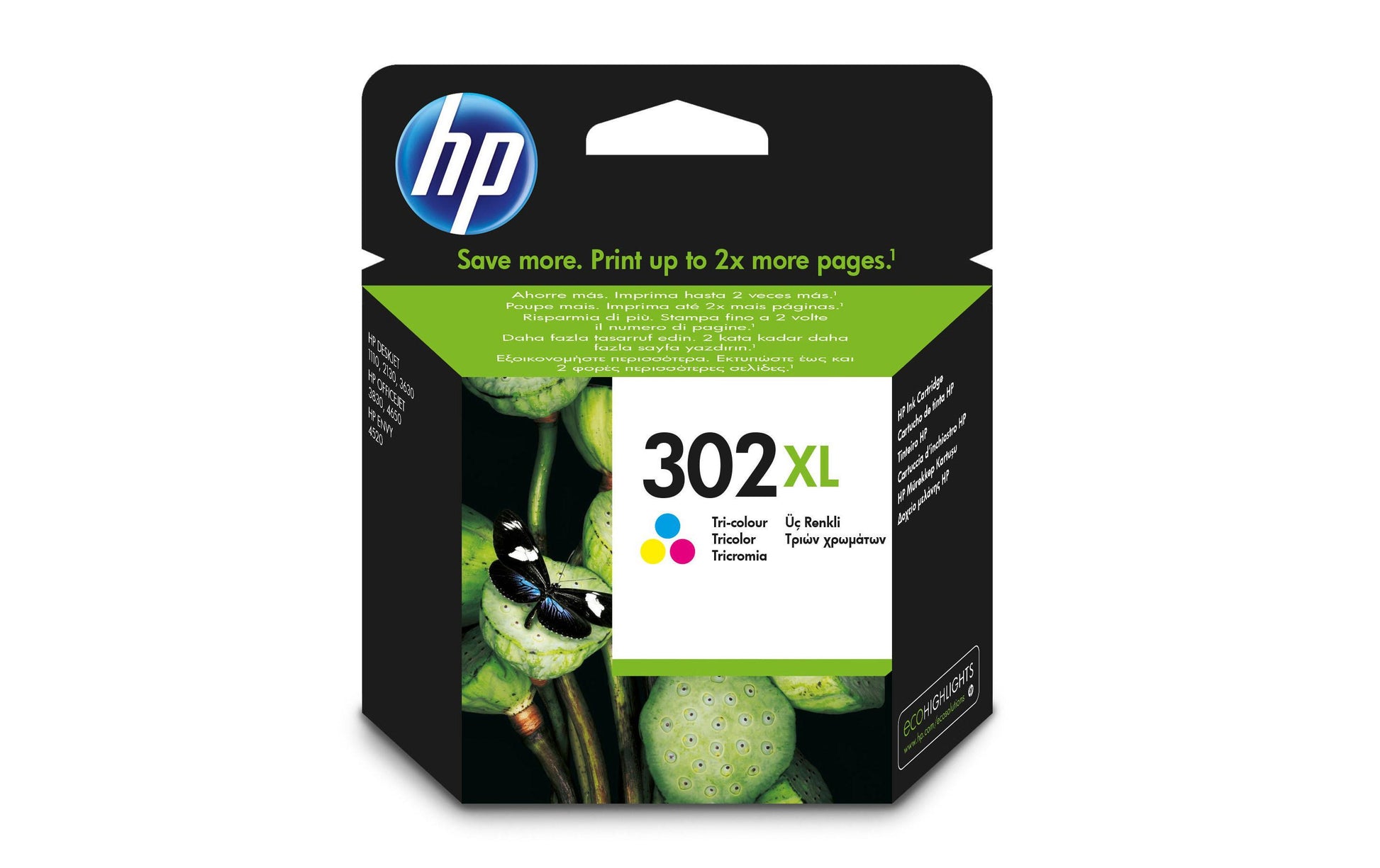 HP Tintenpatronen-Multipack 302 XL, CMY