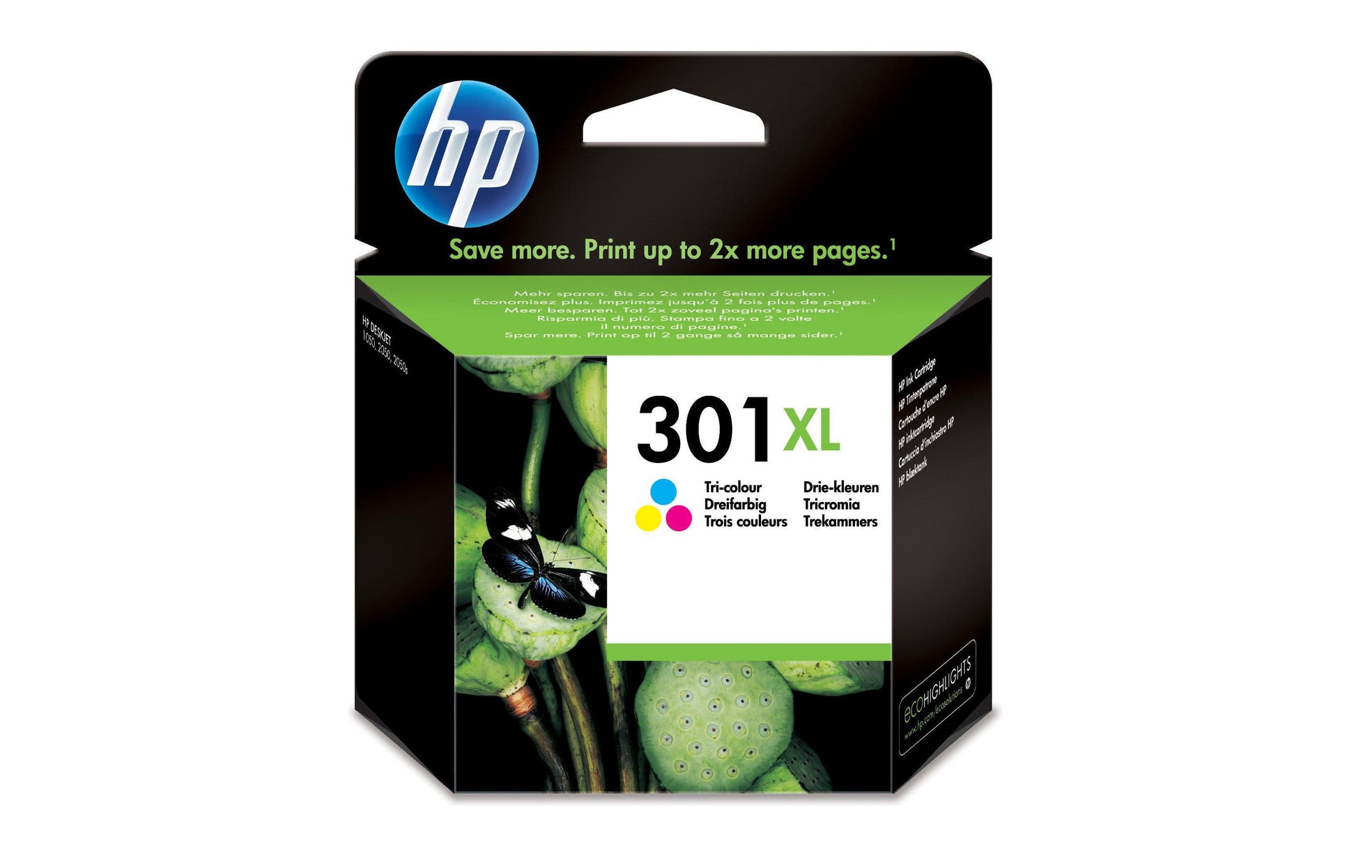 HP 301XL Dreifarbig Tintenpatrone (Original) – 300 Seiten – für HP DeskJet 2540/1010