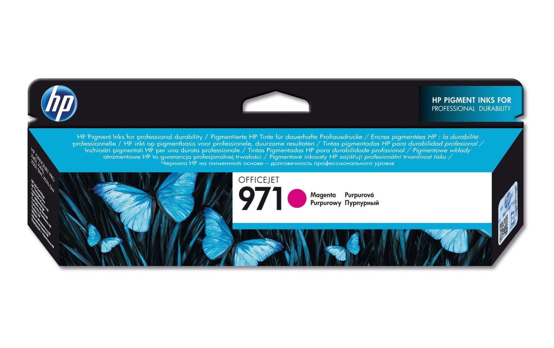 HP Tintenpatrone 971, Magenta – für Tintenstrahldrucker/Multifunktionsgeräte