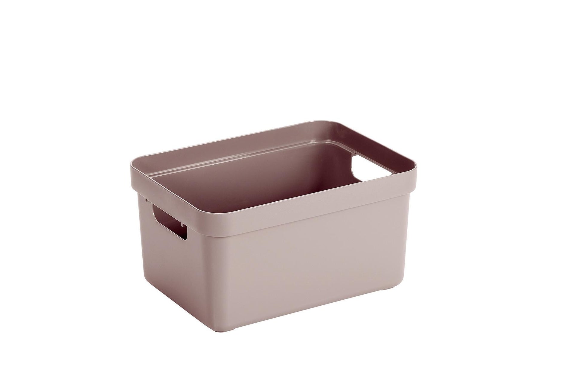 Sunware Sigma home Aufbewahrungsbox 5 L (mit Deckel) – Kunststoff – Rosa – mit Griffen – 175 × 122 × 252 mm