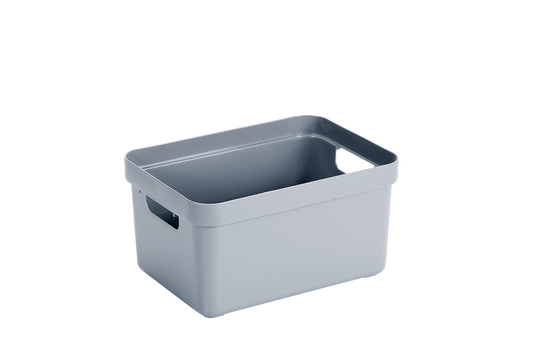 Sunware Aufbewahrungsbox 5 L (mit Deckel) – Kunststoff – Grau – 175 × 122 × 252 mm