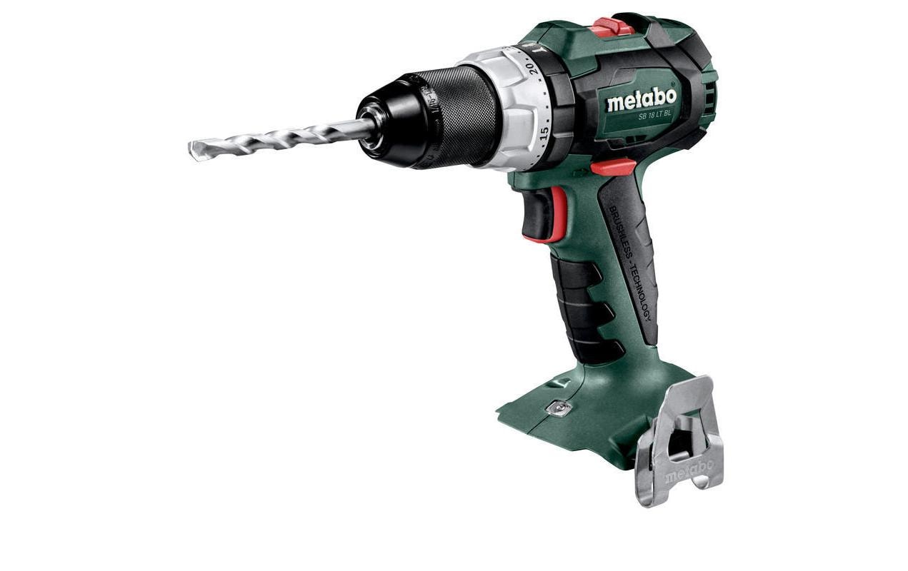 Metabo Akku-Schlagbohrmaschine SB 18 LT BL – 18 V (CAS) – Schnellspannbohrfutter (Ø 13 mm) – 60 Nm – Solo