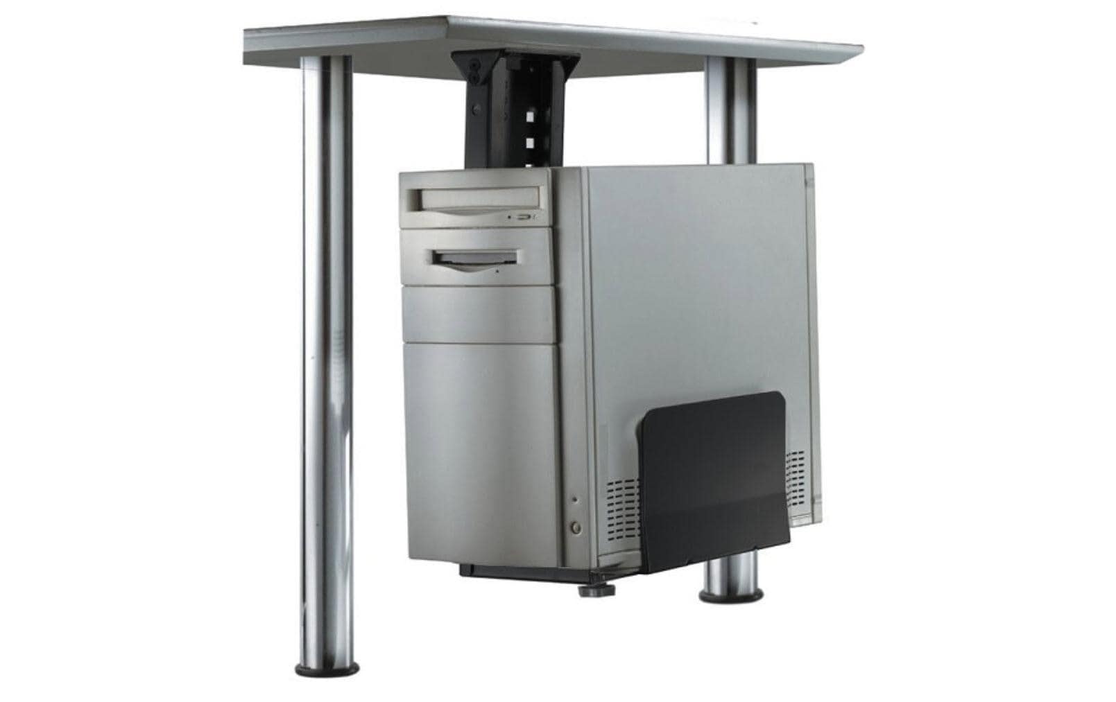Neomounts CPU-Halterung (Untertisch) – bis 30 kg, Schwarz, Stahl