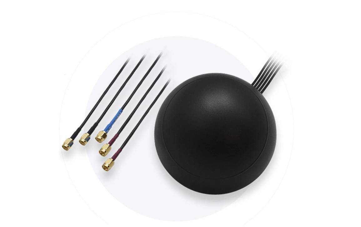 Teltonika PR1KCO28 – MIMO-direktionale Dachantenne, 698–960/1710–2690 MHz, 2,4–2,4835/4,9–5,825 GHz, 28 dBi