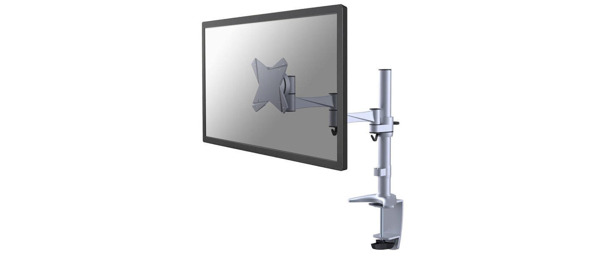 Neomounts FPMA D1330SILVER – Tischhalterung, bis 30", VESA 75 × 75 mm, 9 kg, silber
