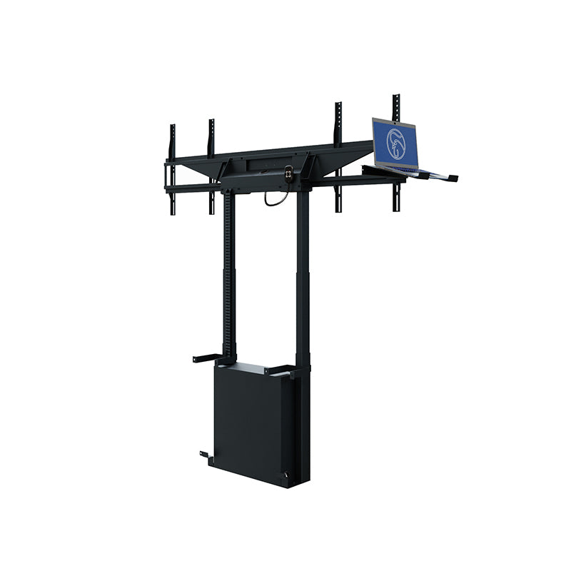 Hagor Wandlift (bodenstehend) – 46–65" – VESA 400×400–600×400 – bis 120 kg, motorisiert, für 2 Displays
