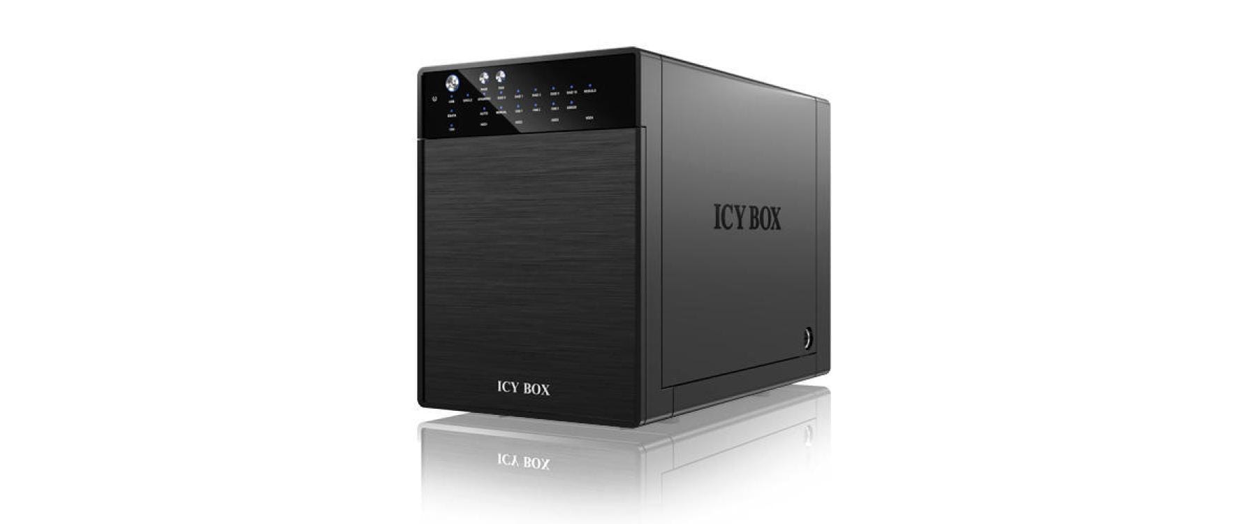 ICY BOX IB-RD3640SU3 – 4-Schacht HDD-Gehäuse – USB 3.0, eSATA – für 3,5" HDD, SATA