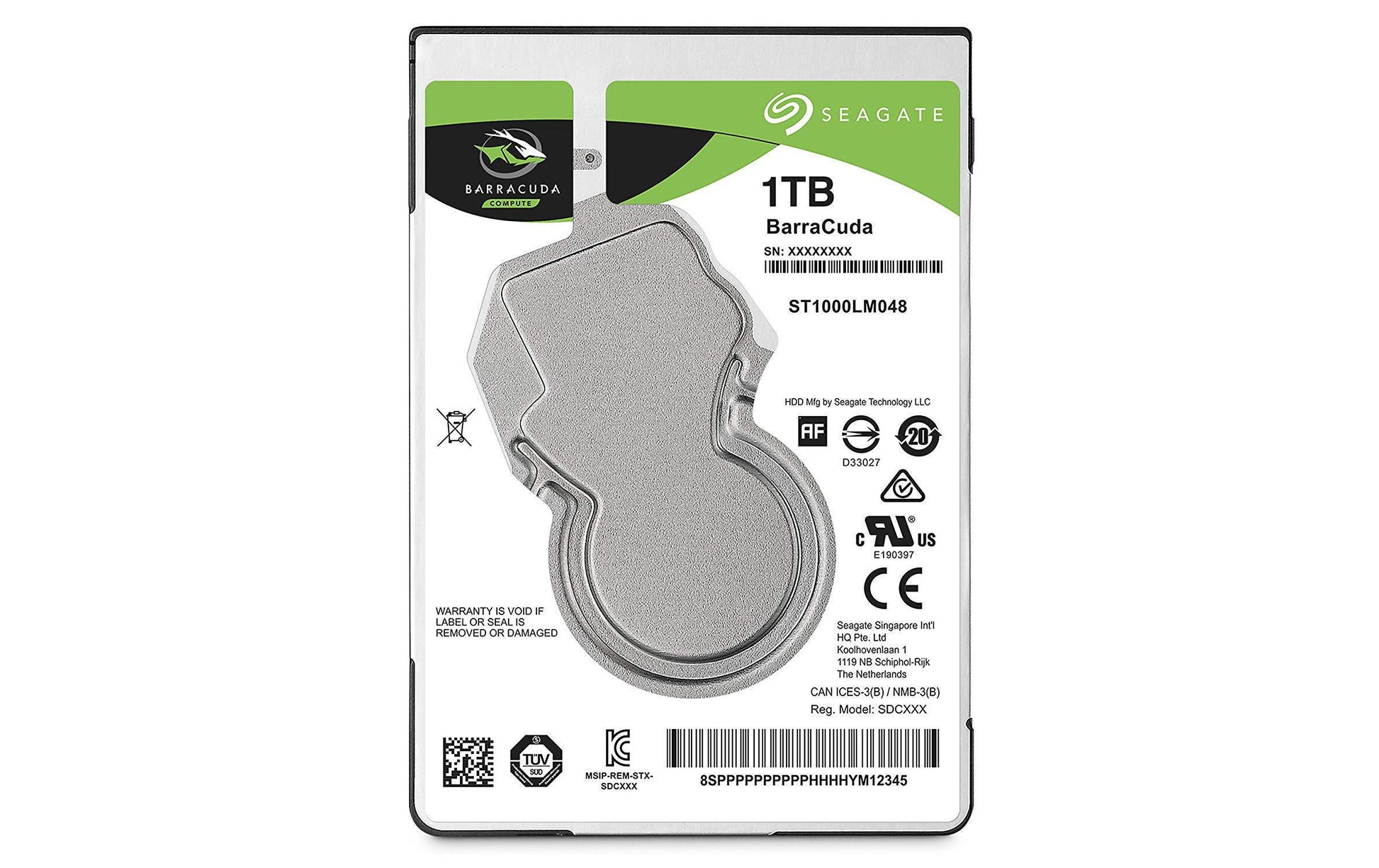 Seagate Barracuda 1 TB – 5400 U/min, SATA III