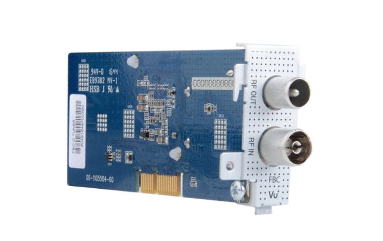 VU+ DVB-C FBC Tuner V2 Tuner-Modul – 8 FBC-Demodulatoren – für Duo 4K, Uno 4K, Ultimo 4K und andere – Silber