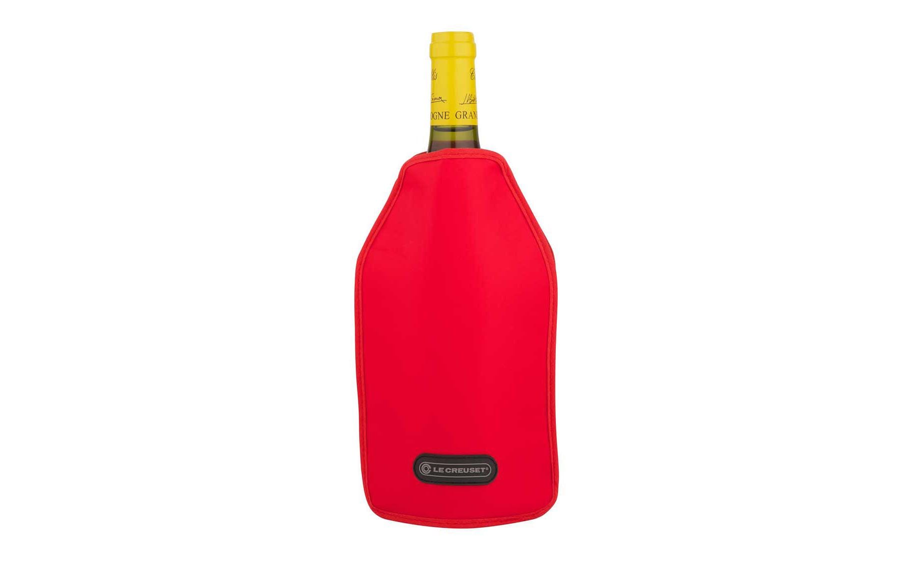 Le Creuset Flaschenmanschette WA-126 – 22,5 cm, Kunststoff, Rot, für 1 Flasche